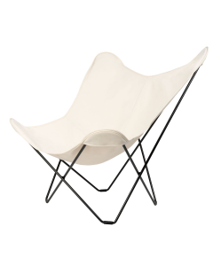 Lepakkotuoli Canvas Mariposa, valkoinen