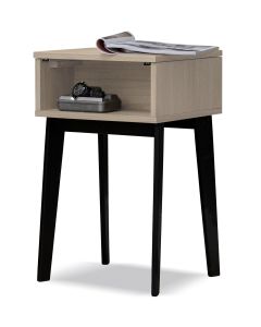 Jensen Charon yöpöytä, valkolakattu tammi