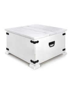 Valkoinen Linnea arkkupöytä, eri kokoja