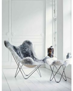 Cuero Lepakkotuoli Iceland Mariposa, Grey Wild