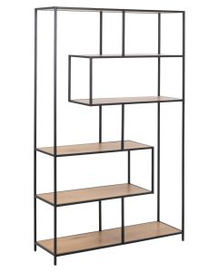Seaford avohylly 7 tammi-musta 114x35x185 cm
