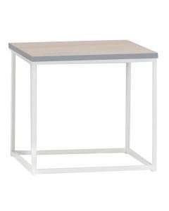 Hiipakka Isla sohvapöytä, pieni valk/ hopeajalava