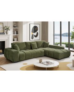 Dumbo avokulmasohva 300x209 cm, vihreä
