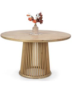 Elina pyöreä ruokapöytä 130cm, ruskea