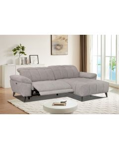 Firenze divaanisohva sähkömekanismilla, vaaleanharmaa