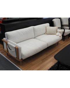 Soft Framework-sohva 3,5-istuttava, vaalea/tammirunko