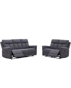 Grand 3+2 sohvakalusto mekanismeilla, tummanharmaa