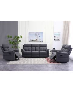 Grand 3+2+1 sohvakalusto mekanismeilla, tummanharmaa