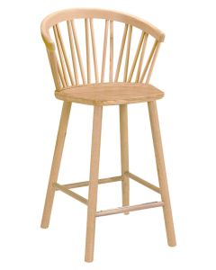 Hans K San Marco baarituoli, valkoöljytty tammi