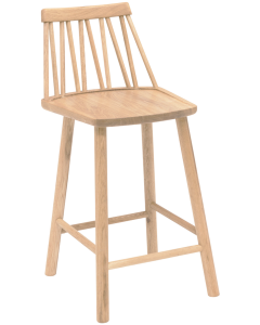 Hans K ZigZag Juniorituoli, valkoöljytty tammi