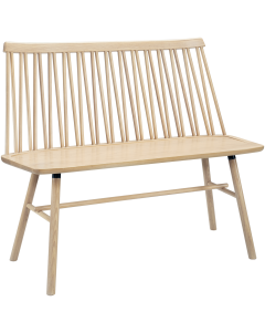 Hans K ZigZag penkki, valkoöljytty tammi