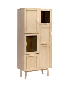 Hans K Rainbow vitriini, valkoöljytty tammi