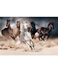 Lasitaulu hevoset 120x80cm