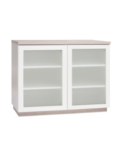 Hiipakka Anton lipasto 100cm, lasiovilla