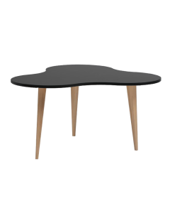 Hiipakka Luna sohvapöytä musta, tammijalat