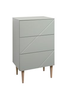 Hiipakka Vilja lipasto 50 cm laatikoilla, vihreä