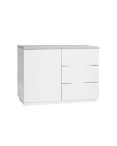 Hiipakka Anton 100cm lipasto, ovi+3 laatikkoa