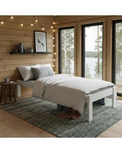 Ida laverisänky 80x200cm sängyn runko valkoinen