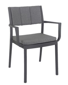 Nicole terassituoli, harmaa