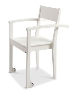 Joki tuoli käsinojilla ja liukupyörillä, eri värejä