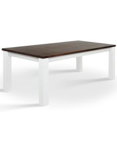 Kanerva ruokapöytä 180x95, pähkinä-valkoinen