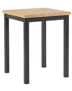 Kaski Paksu baaripöytä 75x75cm, musta/ tammi