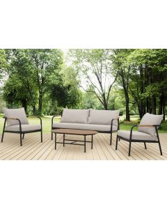 Kide terassisetti sohva + nojatuolit + pöytä