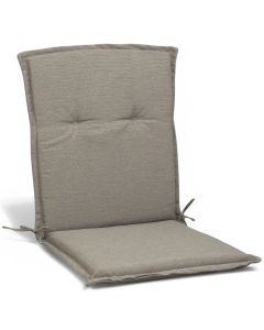 Kielo istuinpehmuste selkänojalla matala, taupe