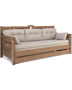 Konsta puinen laverisohva ruskea, eri vaihtoehtoja