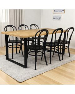 Koski tammi ruokaryhmä Bistro tuoleilla kuudelle