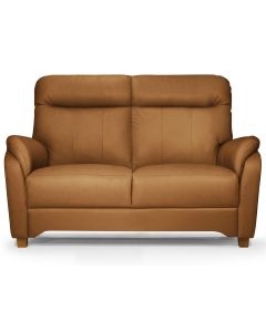 Unico Flamingo 2-istuttava nahkasohva, konjakki