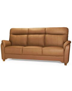 Unico Flamingo 3-istuttava nahkasohva, konjakki