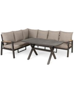 Kustavi kulmasohva terassille, harmaa