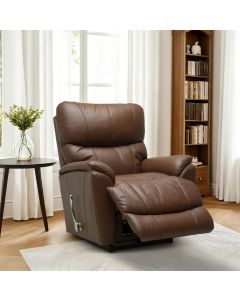 La-Z-Boy Trouper recliner mekanismituoli, ruskea nahka