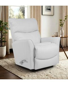 La-Z-Boy Rowan recliner mekanismituoli, valkoinen nahka