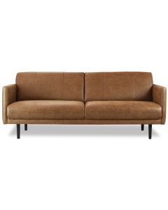 Kotimainen Lakeus sohva 3 XL, konjakin ruskea