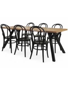 Lana-Bistro ruokaryhmä kuudelle, eri värejä