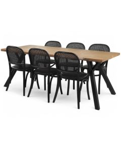 Lana-Capri ruokaryhmä kuudelle, eri värejä