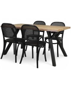 Lana-Capri ruokaryhmä neljälle, eri värejä