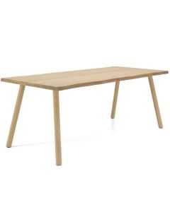 Lana tammi lankkupöytä puujaloilla, eri vaihtoehtoja