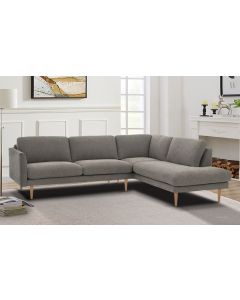 Neiser Lario avokulmasohva, harmaa