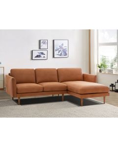 Neiser Lario divaanisohva, konjakin ruskea