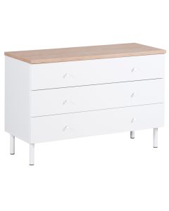 Lehto lipasto 101cm, valkoinen/tammi