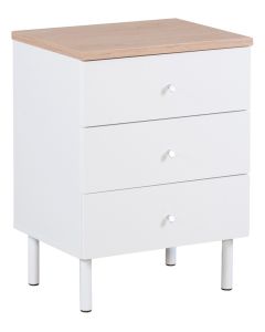 Lehto lipasto 51cm, valkoinen/tammi