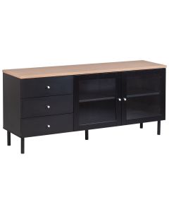 Lehto senkki 151cm, musta/tammi