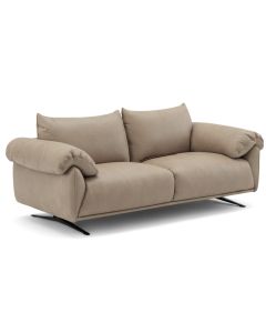 Campo de' Fiori Leonardo nahkasohva 3-ist, vaalea