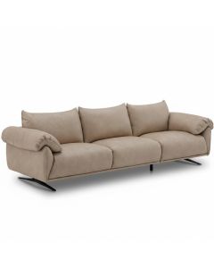 Campo de' Fiori Leonardo nahkasohva 4-ist, vaalea