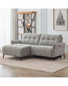 Leonor divaanisohva sähkömekanismilla, harmaa