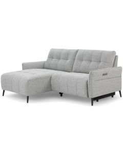 Leonor divaanisohva sähkömekanismilla, vaaleanharmaa