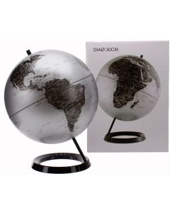 Maapallo, musta-harmaa